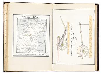 (ILLUSTRATED SHIP'S LOG.) F.A. Somerville. Log of H.M.S. "Terrible" and H.M.S. "Hannibal" 1st January, 1899 to 1st Nov., 1900.